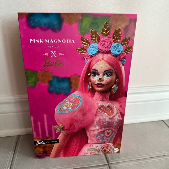 Nwt Barbie 2023 Día De Muertos x Pink Magnolia Doll Limited Edition HTF - Picture 9 of 16